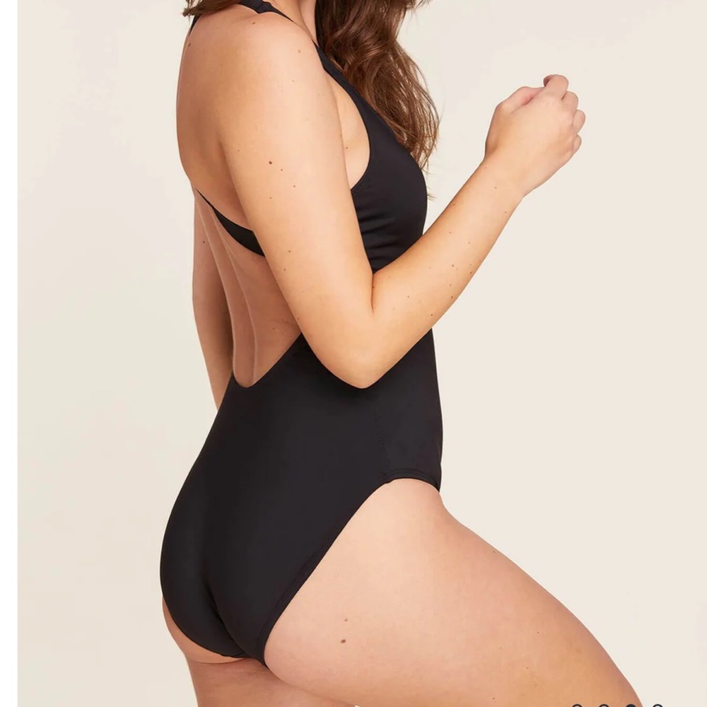 ANDIE Tulum black one piece swimsuit size small